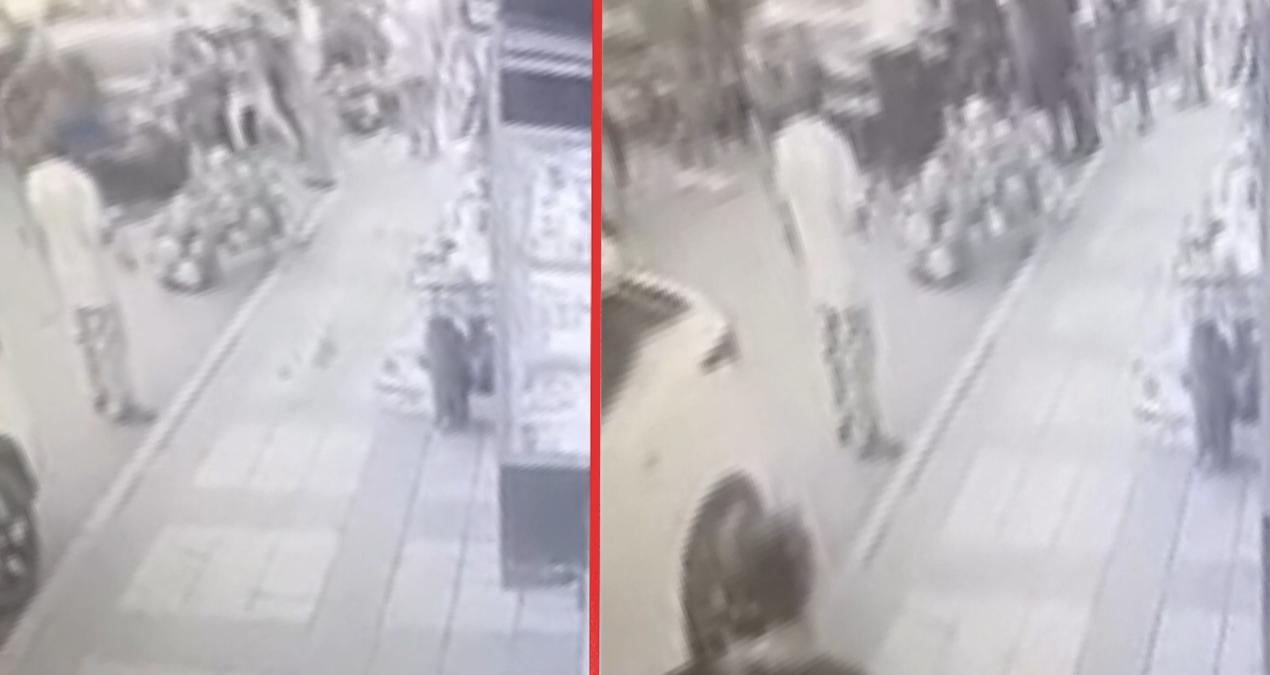 konvoydakilere tepki gosterdi engelli kizinin yaninda dovduler e56X4U2q